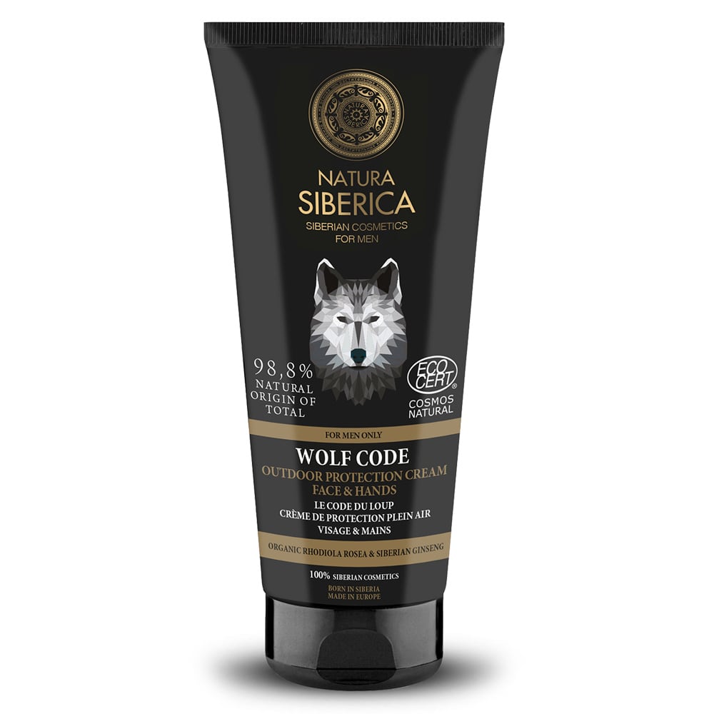 Moška zaščitna krema za obraz in roke Wolf code, 80 ml – Natura Siberica